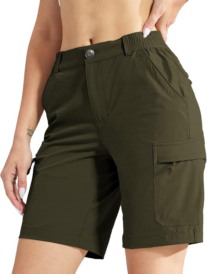 MIER Women's Stretchy Hiking Shorts 