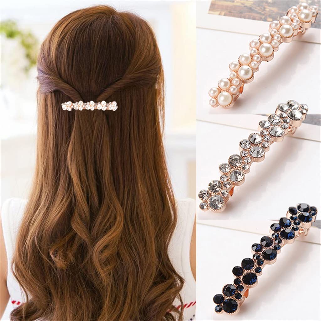 Forcine, fermagli, fermagli for capelli, fermagli for artigli, fermagli for capelli, fermagli for capelli eleganti con perle di cristallo, fermagli for capelli da donna eleganti, accessori for capelli