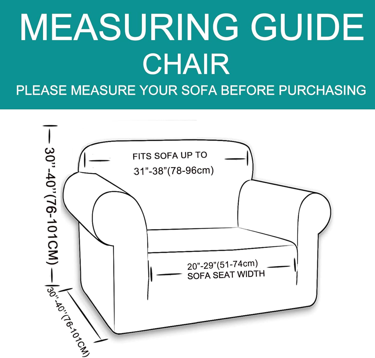 U-NICE HOME Recliner Chair Covers Stretch Couch Cover Sofa Cover Sofa Slipcover Furniture Protector for Chair Cover Pet Friendly(Armchair, Chocolate) 5 61ekNVbMe9L. AC SL1500