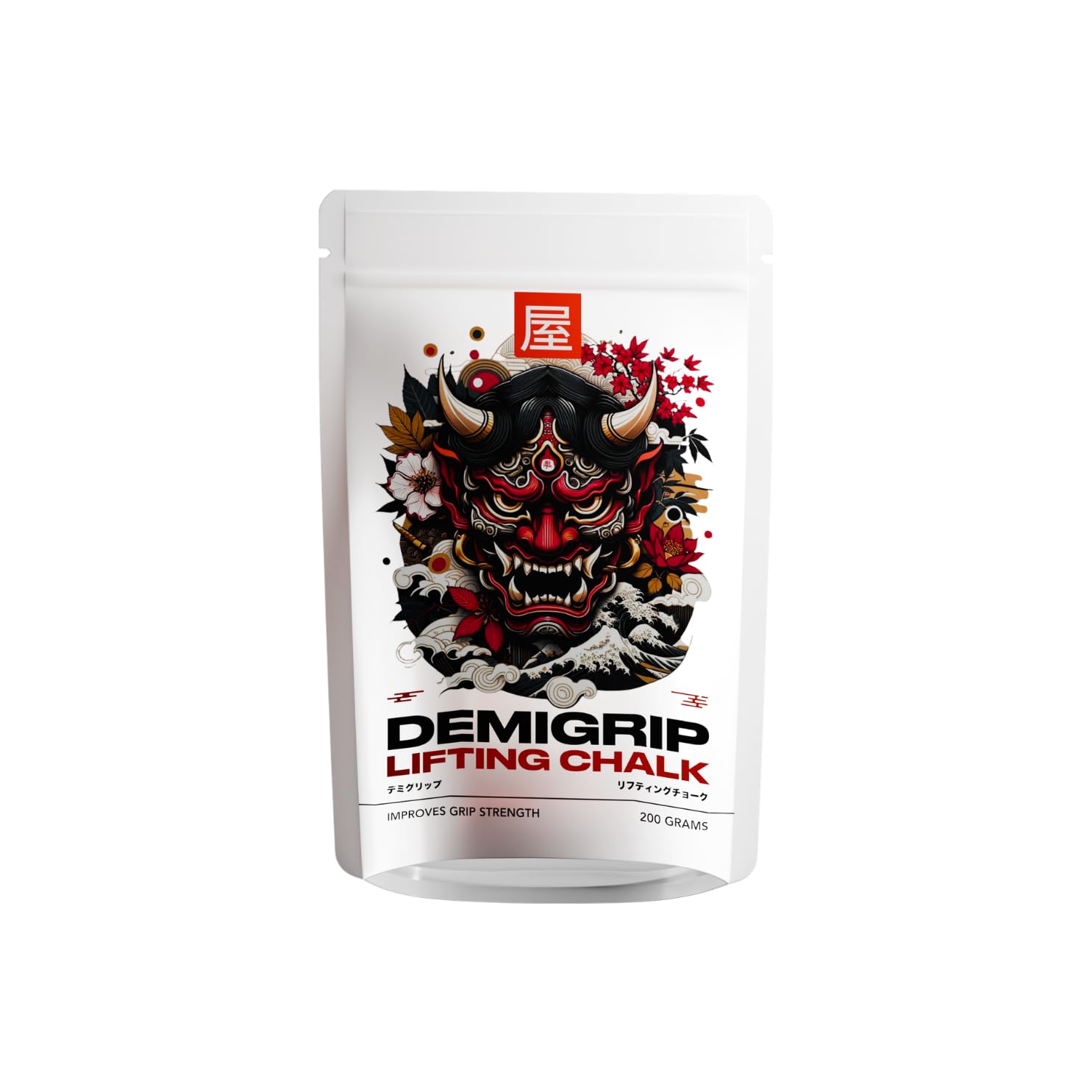 Chamberofgods Demigrip Lifting Gym Chalk Powder 200 g | Magnesium Carbonate Gym Chalk for Deadlift, Powerlifting, Gymnastics, Climbing | Fine-Ground, No Fillers