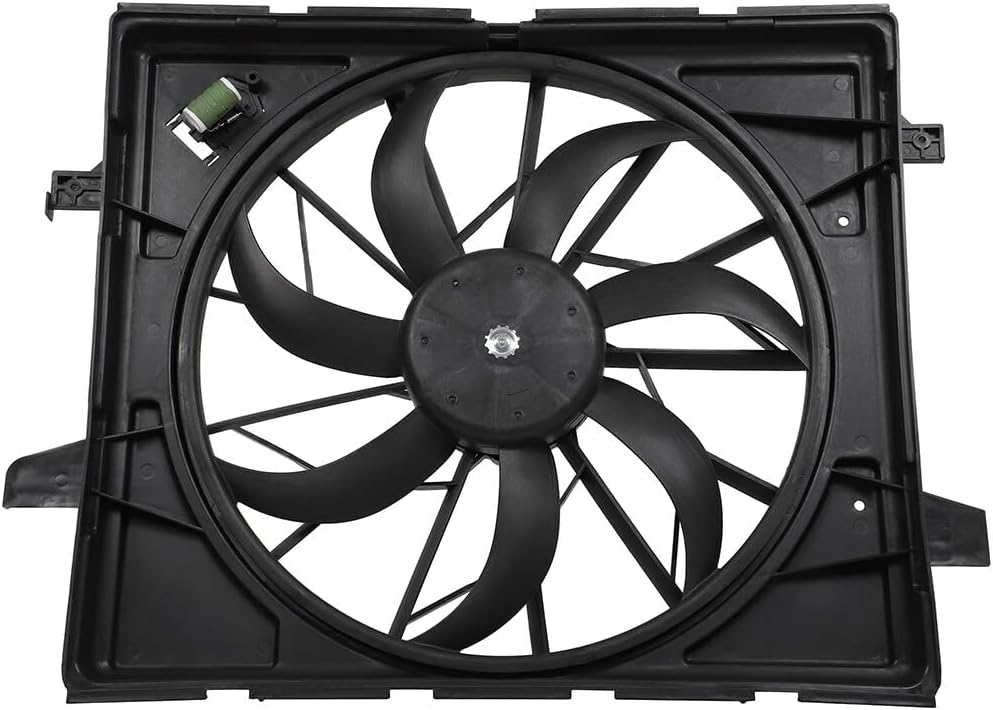 Engine Cooling Fan Assembly for 2011-2017 for Dodge Durango, 2011-2017 for Jeep Grand Cherokee