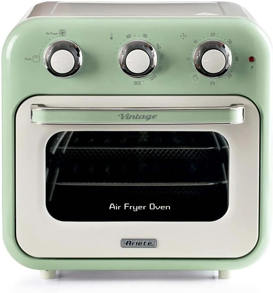 Fritadeira Air Fryer 2 em 1 Verde 16L com 1400W