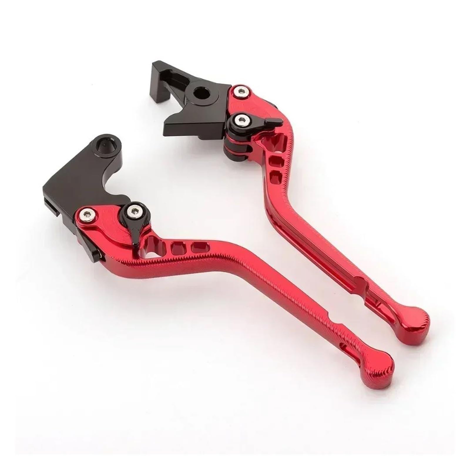 Lgldamuhx Red Handlebar Clutch Brake Lever For Fazer For Diverter For Mt09 For Tracer Fj09 Fz6 Fz1 Xj6 Fz8 3D Motorcycle Brake Clutch Lever(Red)