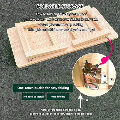 Table basse pliante à forte capacité de charge pour optimiser les petits espaces - 6