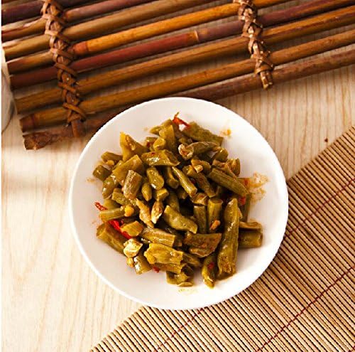 CNsnack Hunan speciality Qianjiadong Dried Cowpea Vigna unguiculata Turnip pickled mustard tuber preserved szechuan pickle spicy zhacai packs of 20