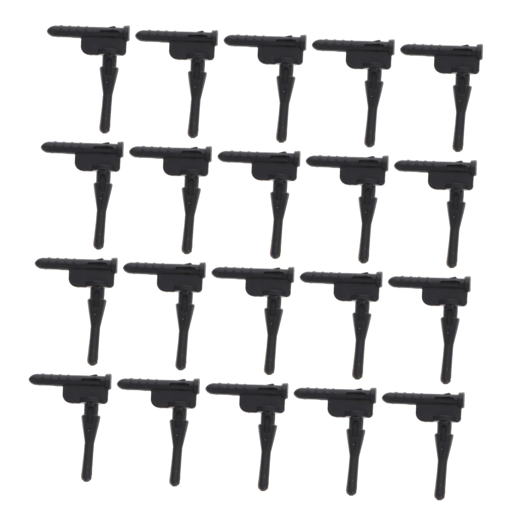 Uonlytech 60pcs Shaped Silicone Reducing Fasteners for CPU Cooling Fans Noise Dampening Mounting for Case Fan Screws and Accessories