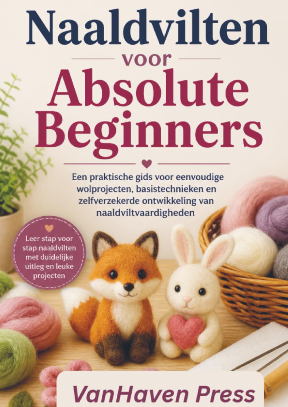Naaldvilten voor Absolute Beginners: Een praktische gids voor eenvoudige wolprojecten, basistechnieken en zelfverzekerde ontwikkeling van naaldviltvaardigheden
