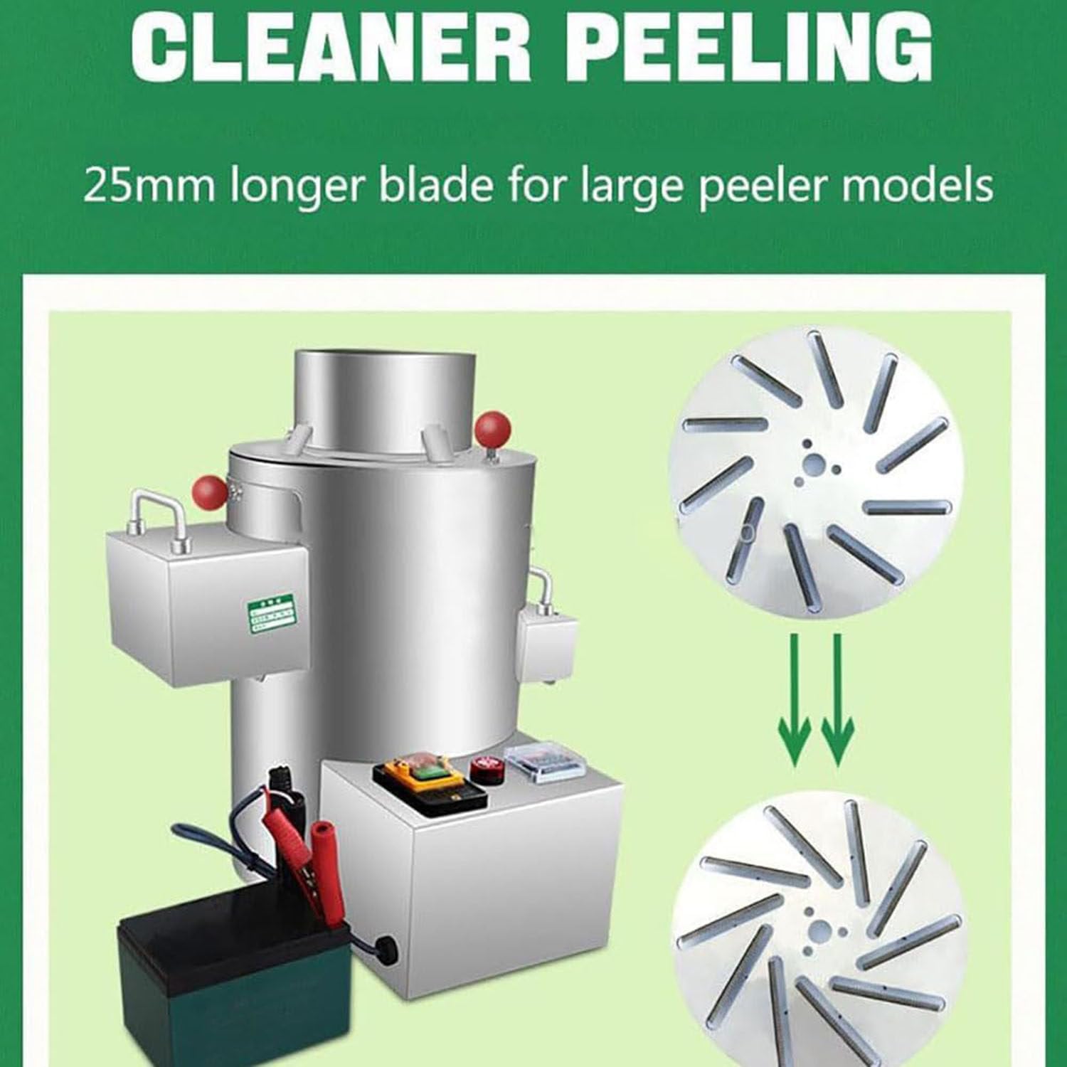 Elektrische Kastanienknackmaschine 15-25 Kg/h - Automatischer Kastanienöffner Aus Edelstahl