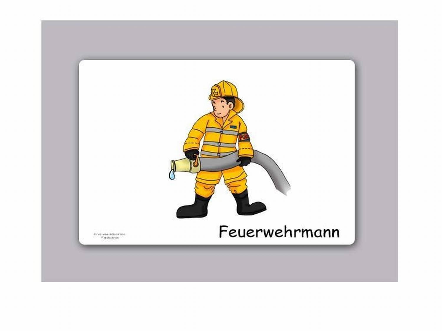 Cartes Images pour l’Encouragement linguistique - Professions - pour l’enseignement de l‘Allemand à la garderie, au Jardin d’Enfants et à l’école Primaire