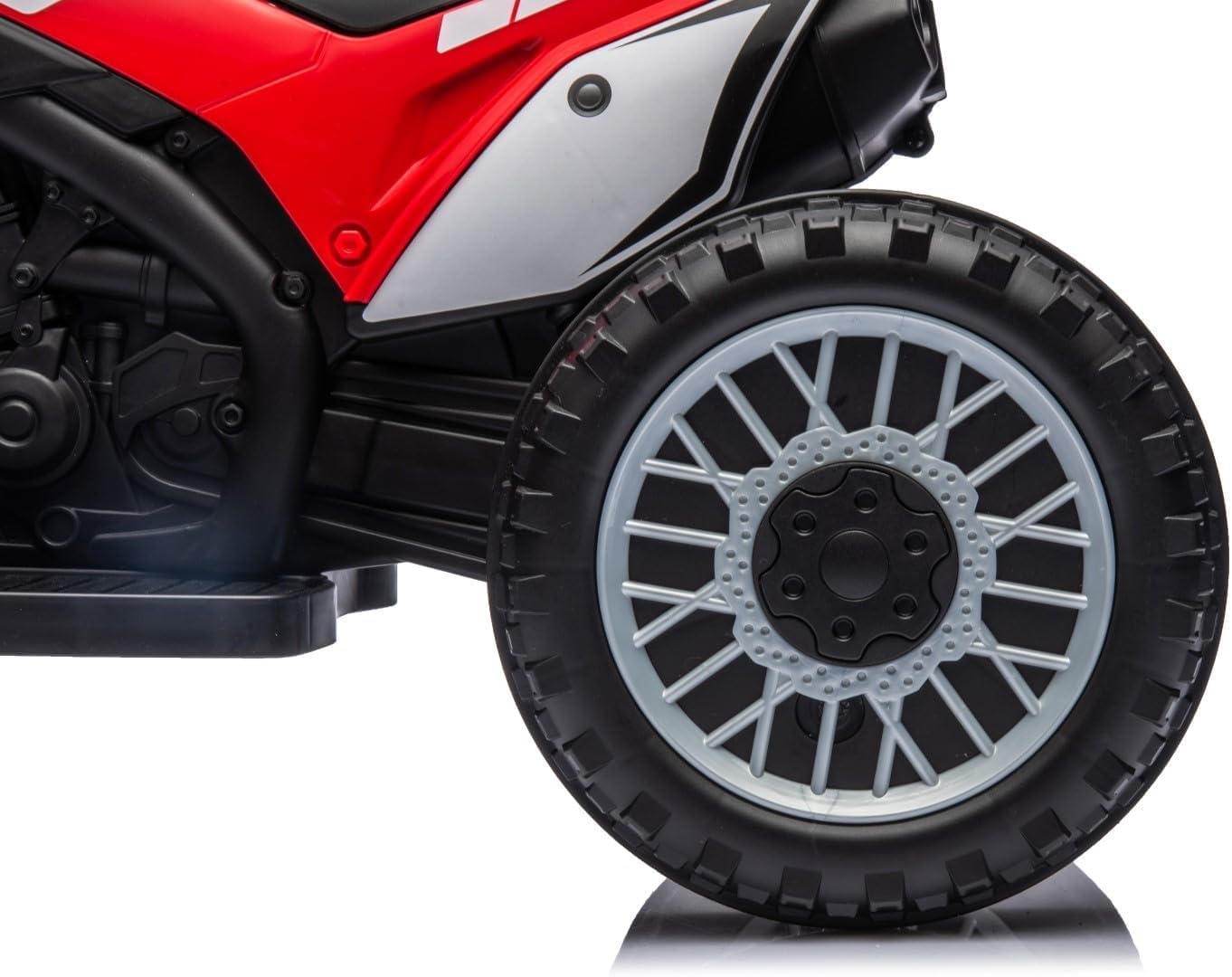 Moto da Cross Elettrica per Bambini Honda CRF450L 6V a 3 Ruote con Licenza Ufficiale – Clacson Mini Moto Giocattolo per 18–36