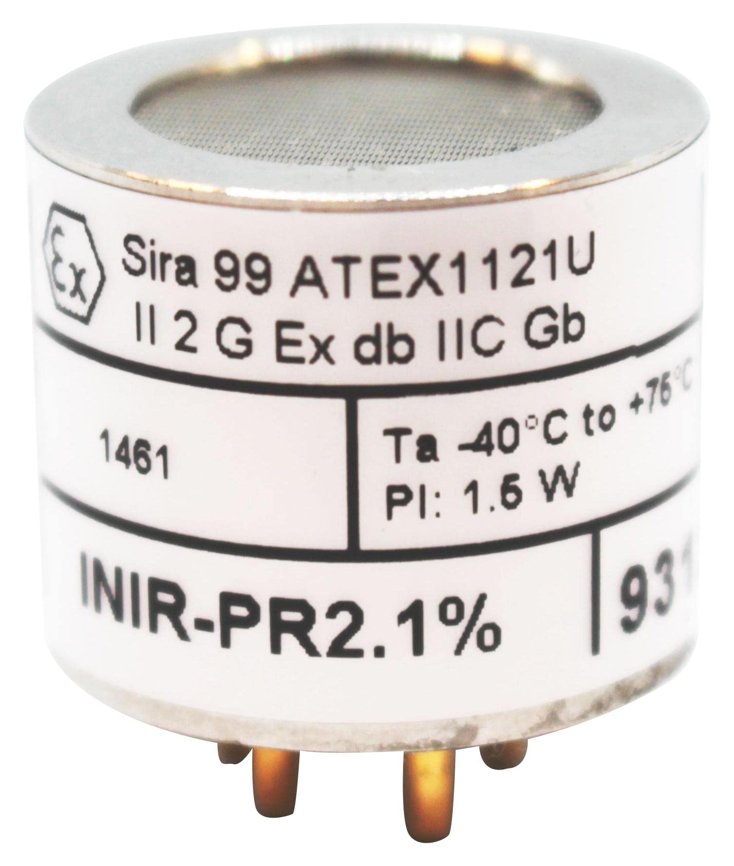 Czujnik wykrywacza gazu, propan, 100 PPM, INIR, czujniki wykrywania gazu, ilość1 | INIR-PR2,1%
