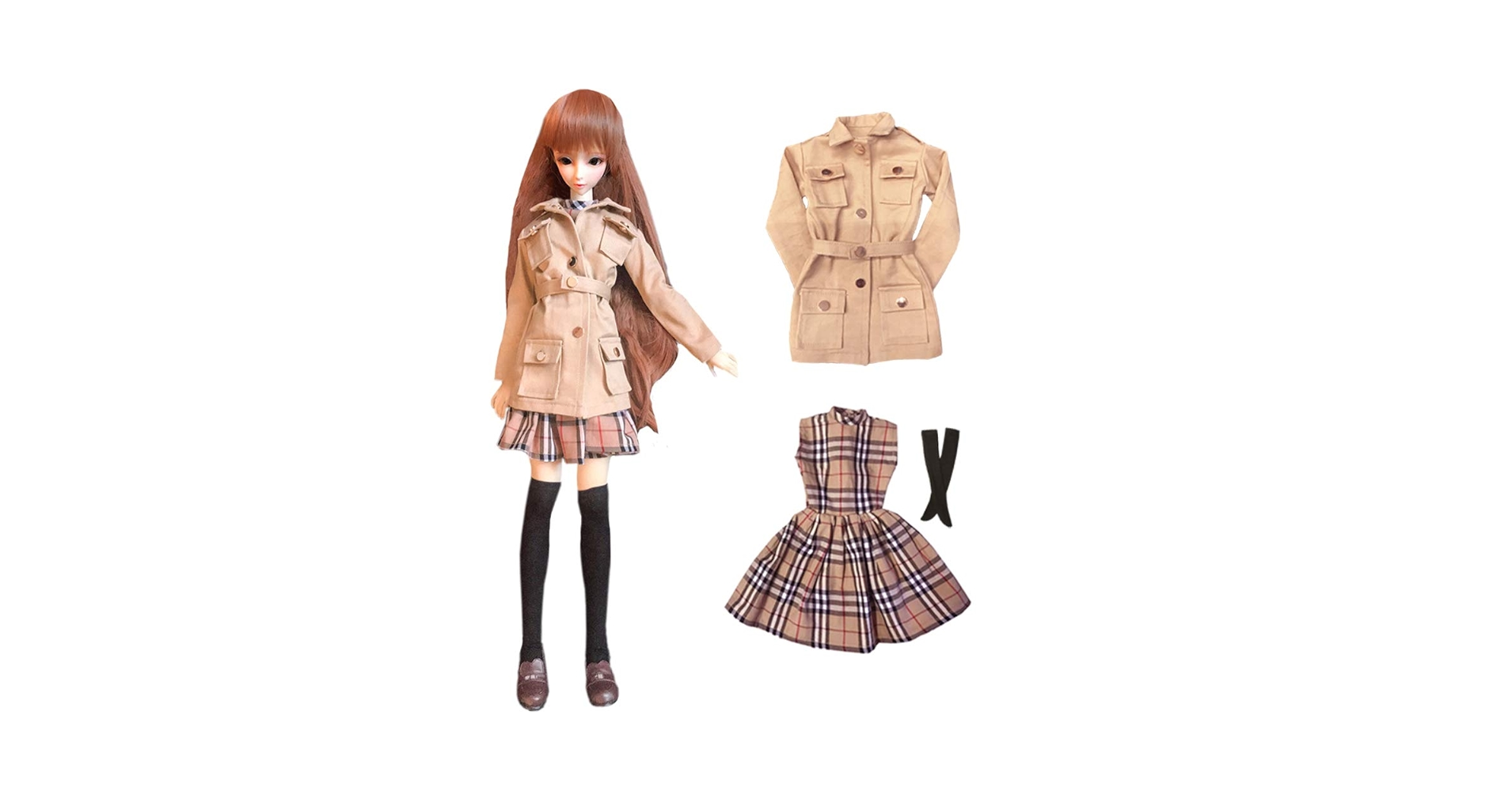 Amazon | rakulifey 1/3ドール用衣装 球体関節人形服 1/3ドール