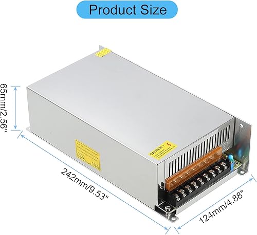 Miniatura 2 de MECCANIXITY Fuente de alimentación conmutada, 24 V 30 A, 720 W controlador LED regulado transformador adaptador convertidor AC 110V220V a DC 24V