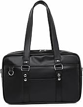 Liummrcy Sac école japonaise Black Pu Zippered épaule Messager Messenger en cuir sac pour femmes fille