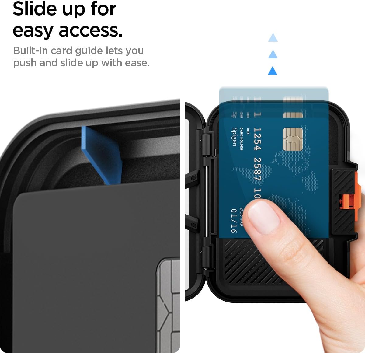 Spigen for MagSafe Wallet, Heavy Duty Hardshell Magnetic Card Holder Compatible with iPhone 17/16/15/14/13/12 Pixel 10 Series MagSafe-Cases Pixelsnap Holds 5-6/7-8 Cards