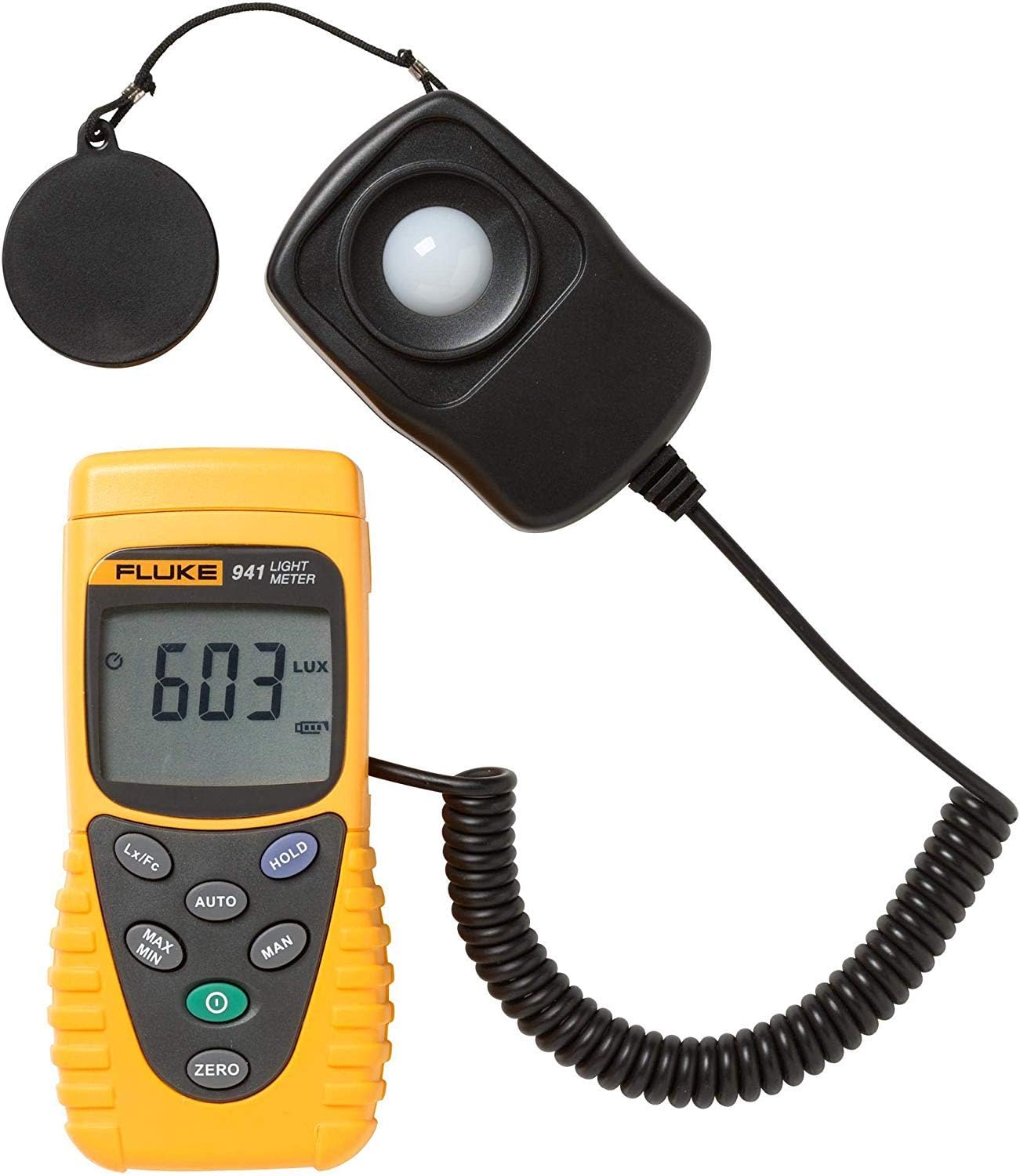 Fluke 941 Digital Lux/Light Meter, Measures upto 2,00,000Lux by INSTRUKART