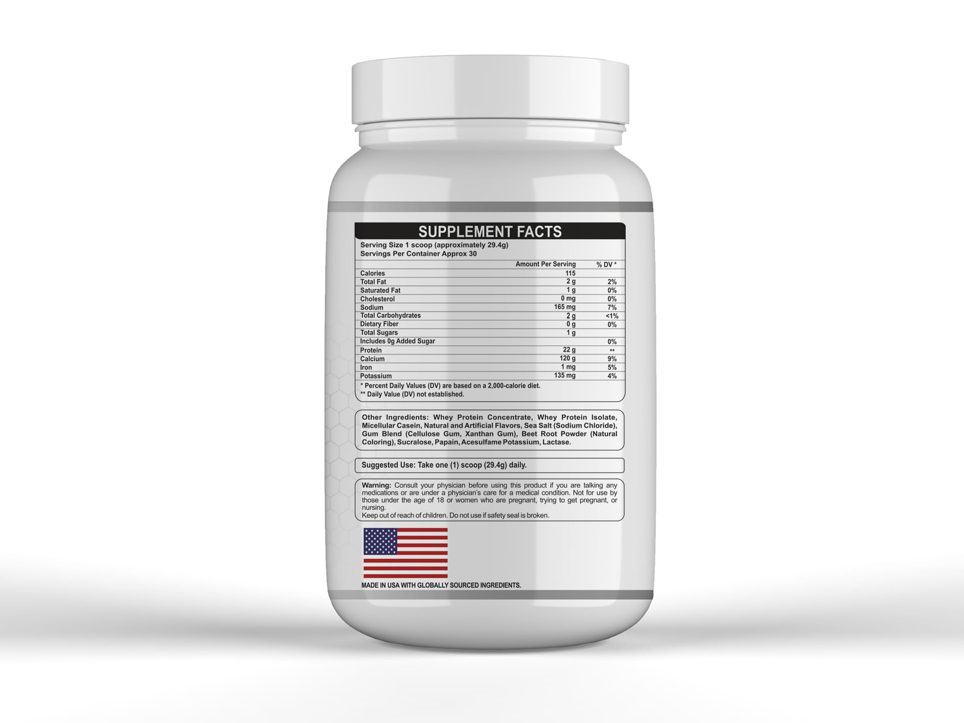 Warfare 2 lbs Advanced Whey Protein Blend 22g Protein per Serving Amazing Flavors (2 lbs, Strawberry Cream) — Amazon image 2