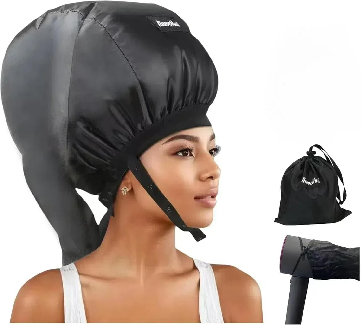 Adjustable Hair Drying Hoods, Diffuser Cap for Curly Bhutan Ubuy
