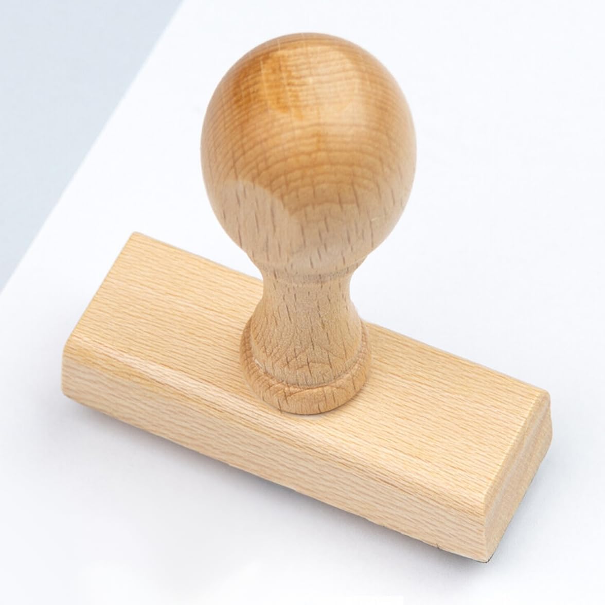 Stamp by Me | Personalized Wood and Rubber Stamp for Business - Up to 5 Lines of Text | Custom Company Stamp Available in Small (50x30mm) and (60x40mm)