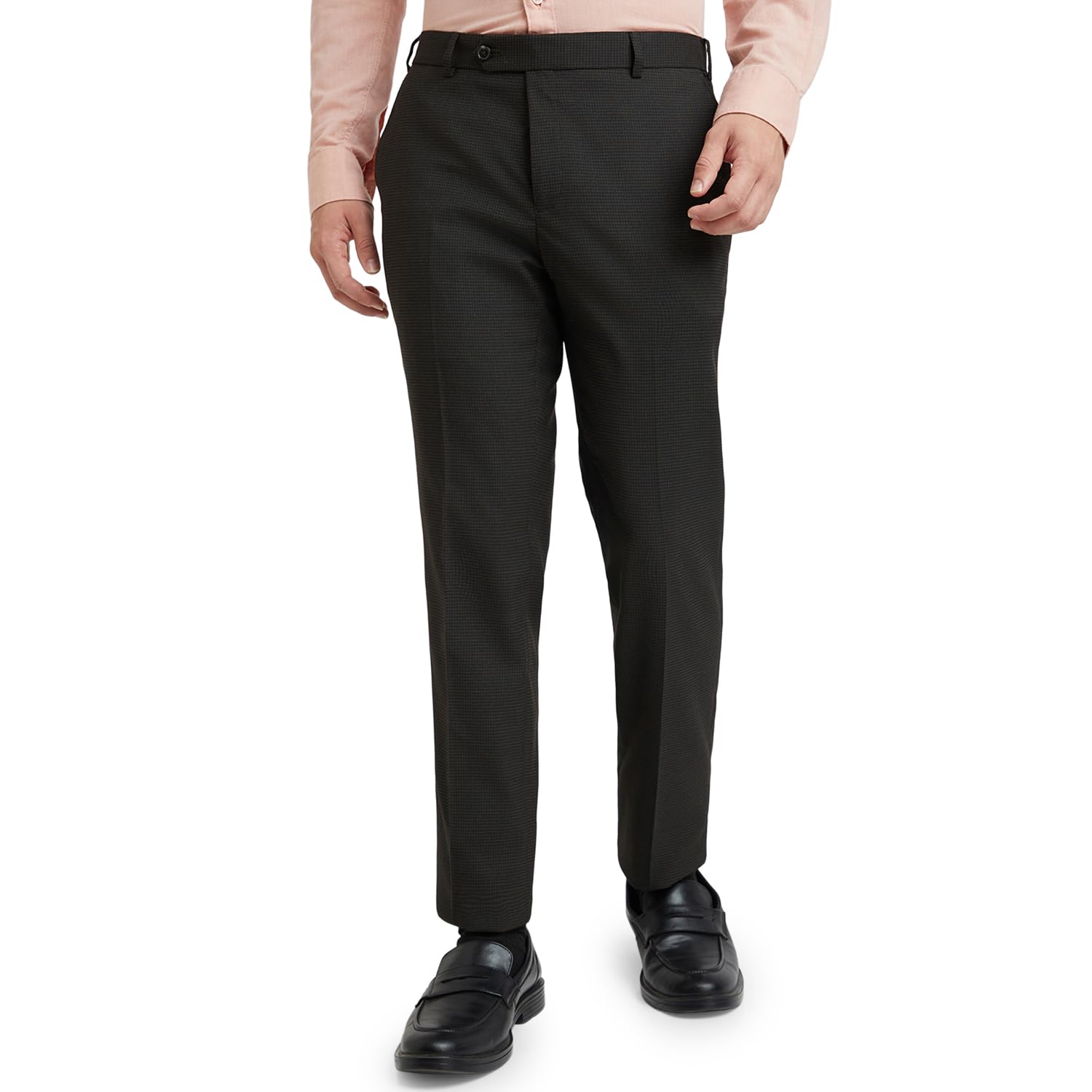 raymond Men's Mid Rise Slim Pants-picture-49
