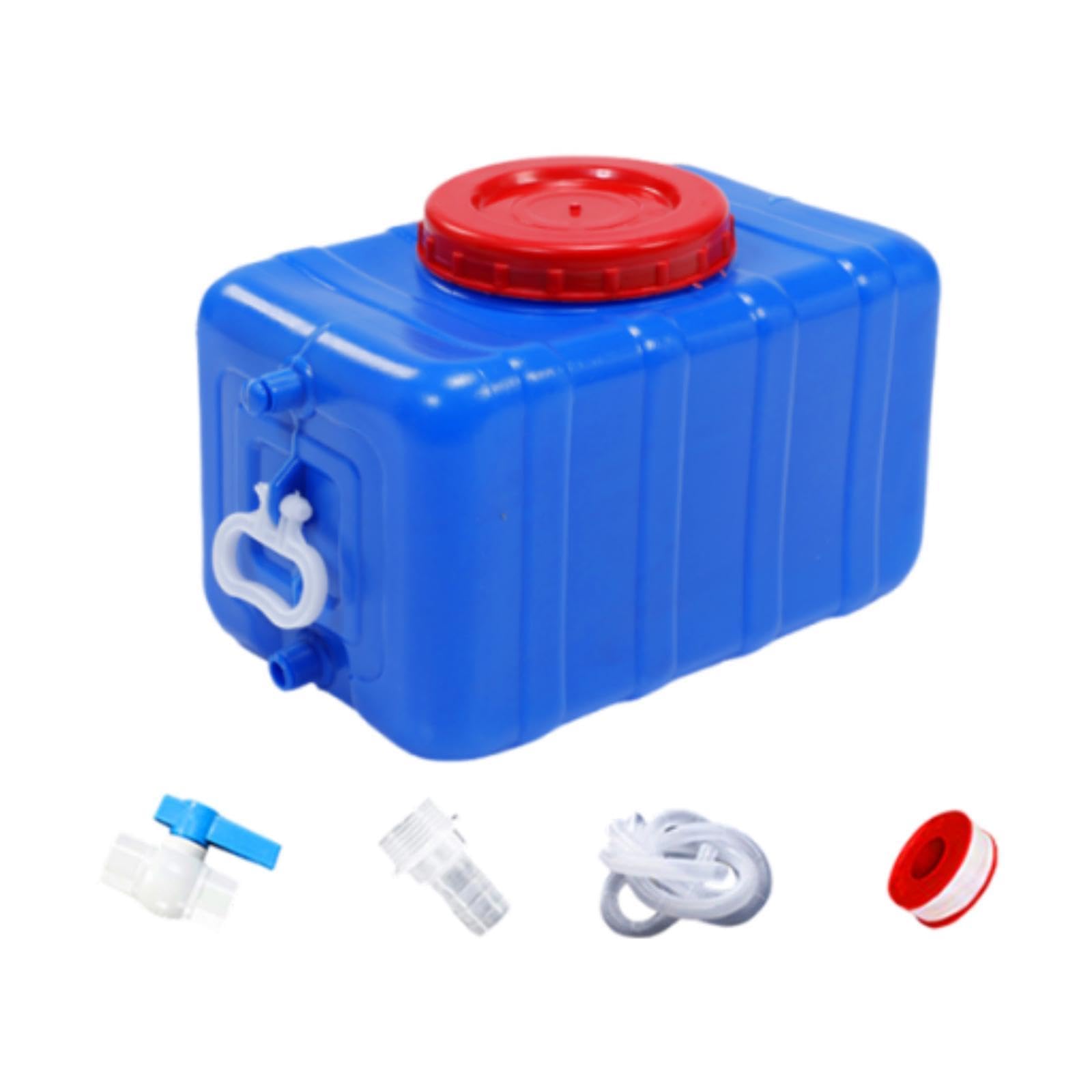 kowaku Camping Water Storage Tank Storage Barrel Leakproof Drink Dispenser Water Container for Traveling Picnic Survival Backpacking, 25L