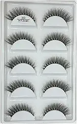 Cílios Postiços 3D Modelo H13 CAT - 5 Pares