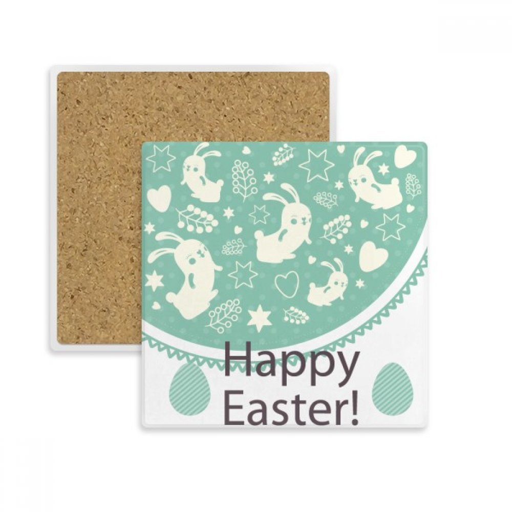 Évitez les taches avec le coaster absorbant et tasse œuf de Pâques vert