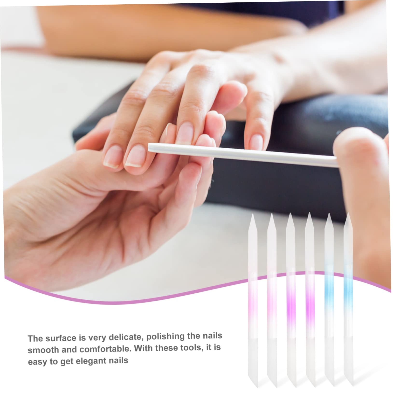FRCOLOR 18 Stk Zylindrische Nagelfeile Nagelpolierwerkzeuge Nagellackfeile Nail Art Pen Nagelhautentferner Trimmer Polieren Von Nagelfeilen Fingernagelfeilen Für Frauen Maniküre-datei Glas