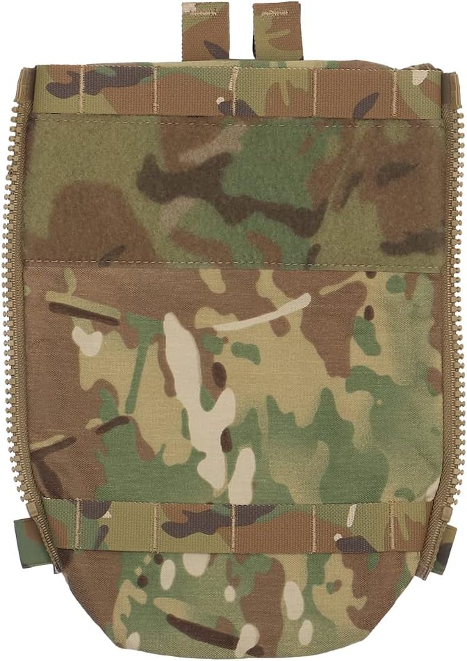 V5 PC Back Panel Water Bag,3L Water Hydration Carrier Zip On Back Panel Banger for Tactical Airsoft Vest