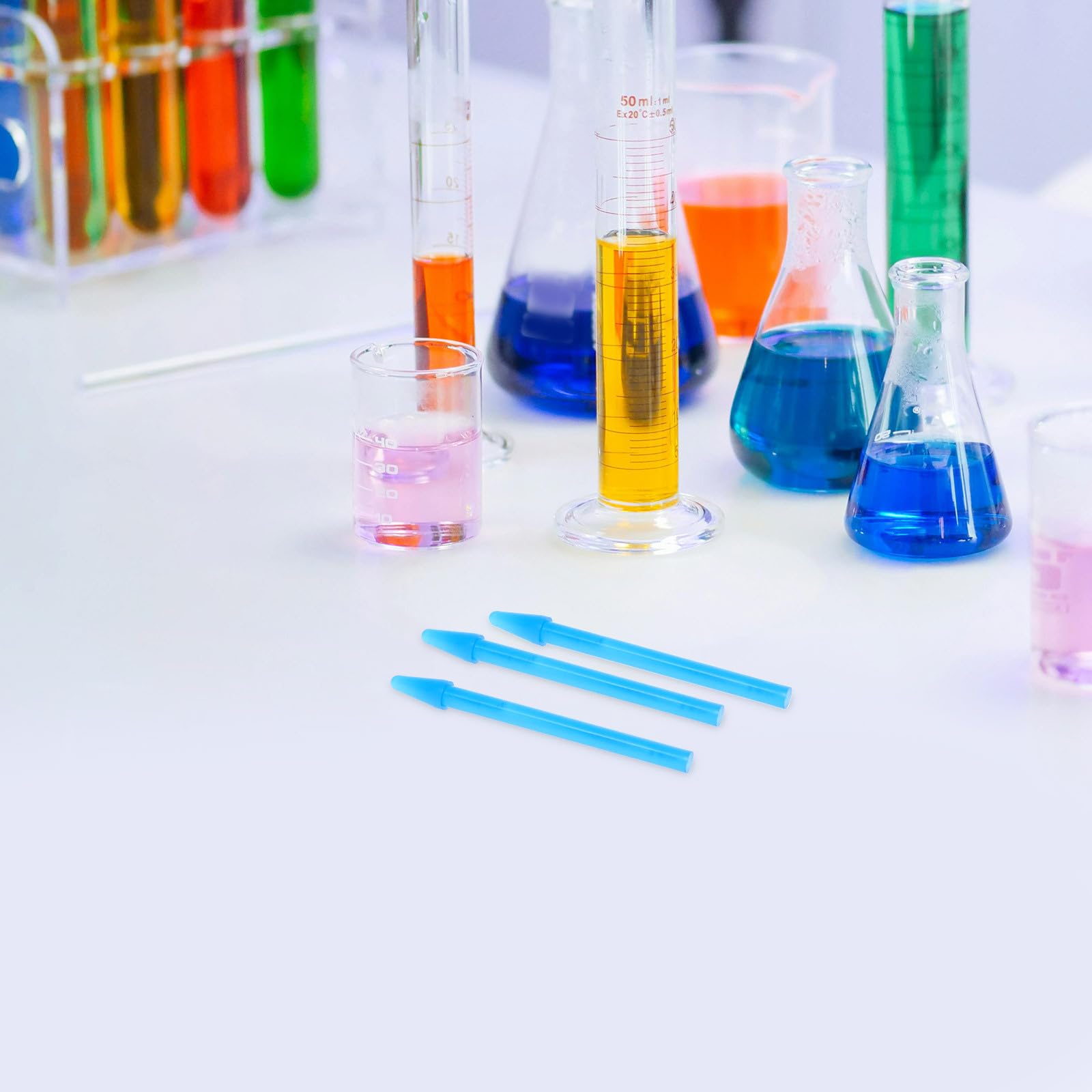 Palitos de Molienda de Muestra de Microcentrífuga 1,5 Ml, Varillas Puntiagudas de Plástico, 100 Piezas