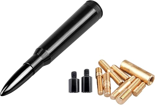 Miniatura 7 de Ajxn 1 antena tipo bala para auto, camión, mástil de antena automática, adecuada para GM Chevy Silverado 1500 2500 3500 HD Avalanche GMC Sierra 1500