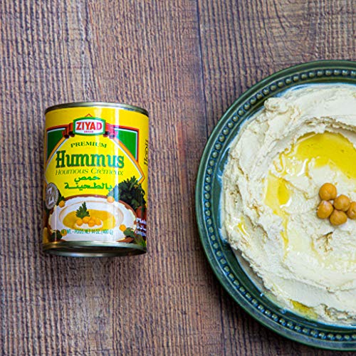 Ziyad Premium Hummus with Tahini Sauce, Chick Pea Dip, No Additives, No Preservatives, 14 oz - Thumbnail 2