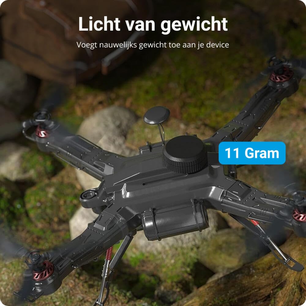 1 pack) Waterdichte AirTag Hoes met 3M Tape voor Plakken Zwart | gsmpunt