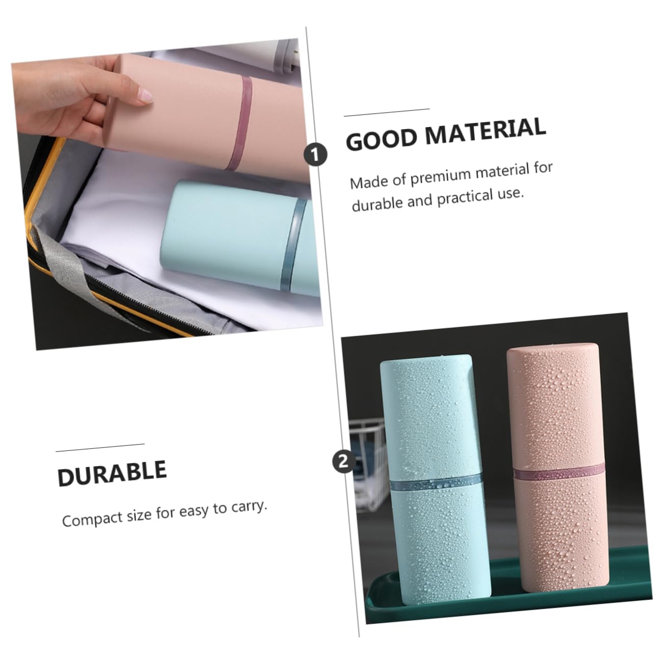 Beavorty 4 Pz Custodia Per Spazzolino Da Denti Coperture Per Spazzolini Da Denti Posacenere Portachiavi Spazzolini Da Viaggio Dentifricio Bambino Set Di Spazzolini Da Denti Portatile