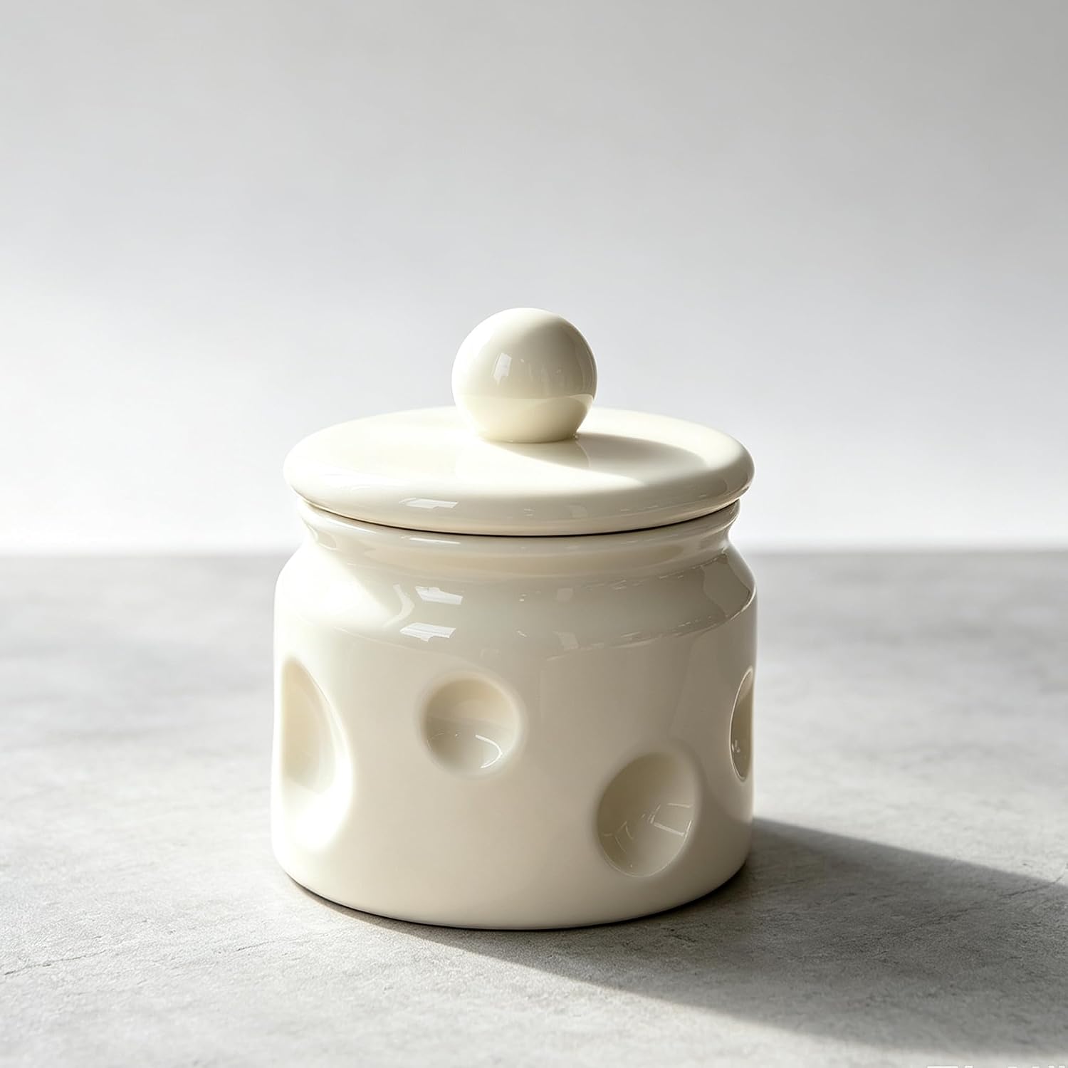 TIMSO Small Ceramic Urns for Human Ashes Pet Dog Cat Keepsake Cheese Urn image 4