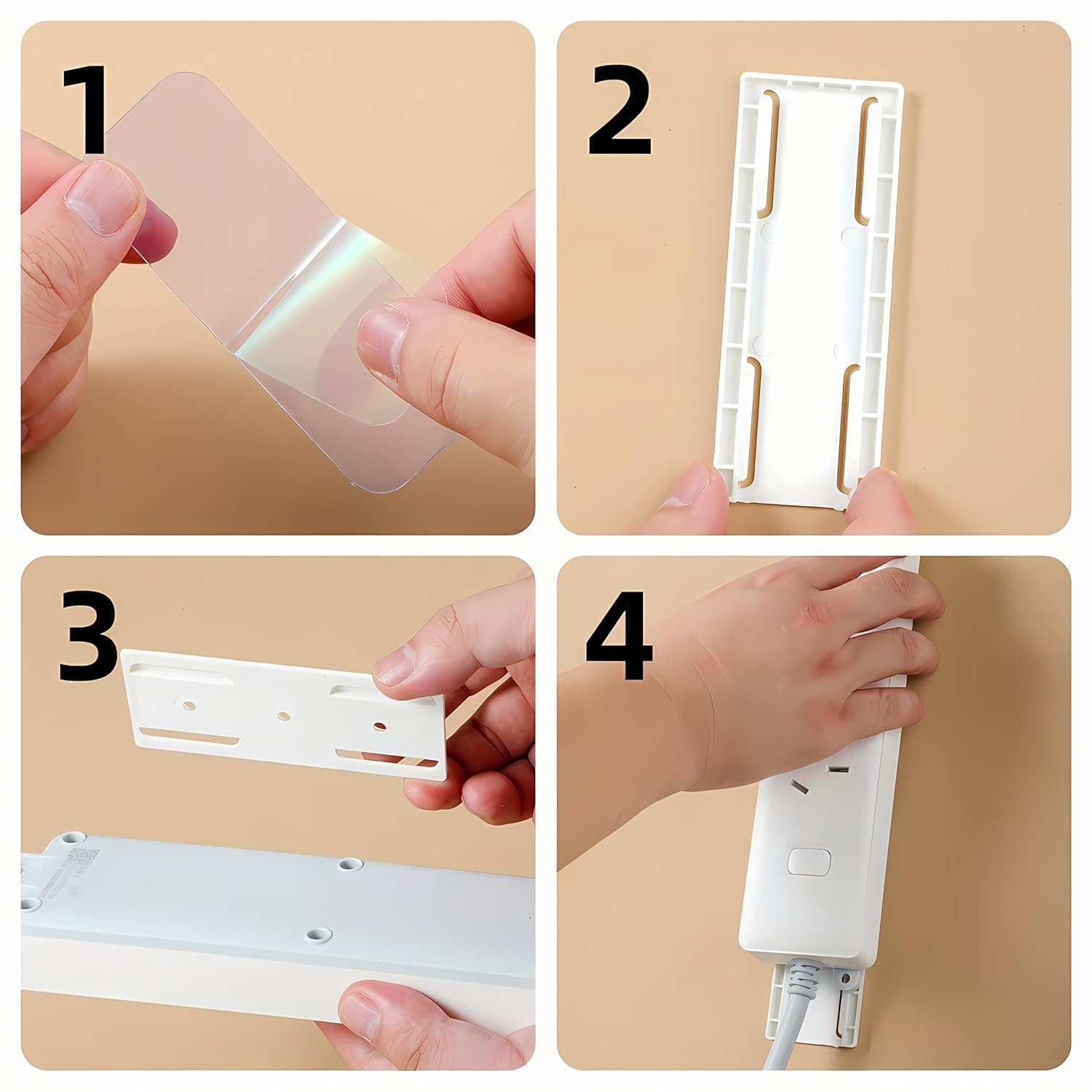 Organize Cables with PERMAFROST Power Strip Holder -4