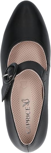CAPRICE Décolleté 9-24406-42 – Scarpa Da Donna In Pelle, Tacco 5 Cm, Larghezza G E Ammortizzante - copertina