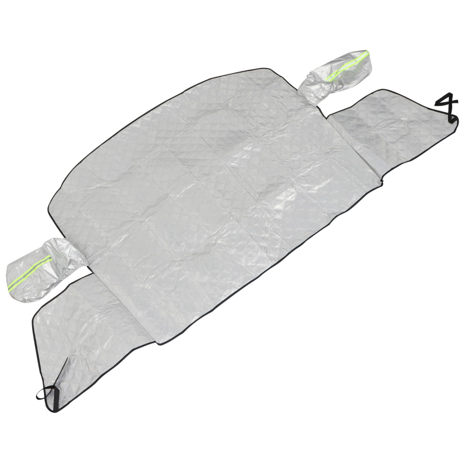 PLAFOPE Copertura per Auto da Esterno in Alluminio Argento Protezione Anti Ultraviolet e Antigelo per Finestrini Laterali per Veicoli
