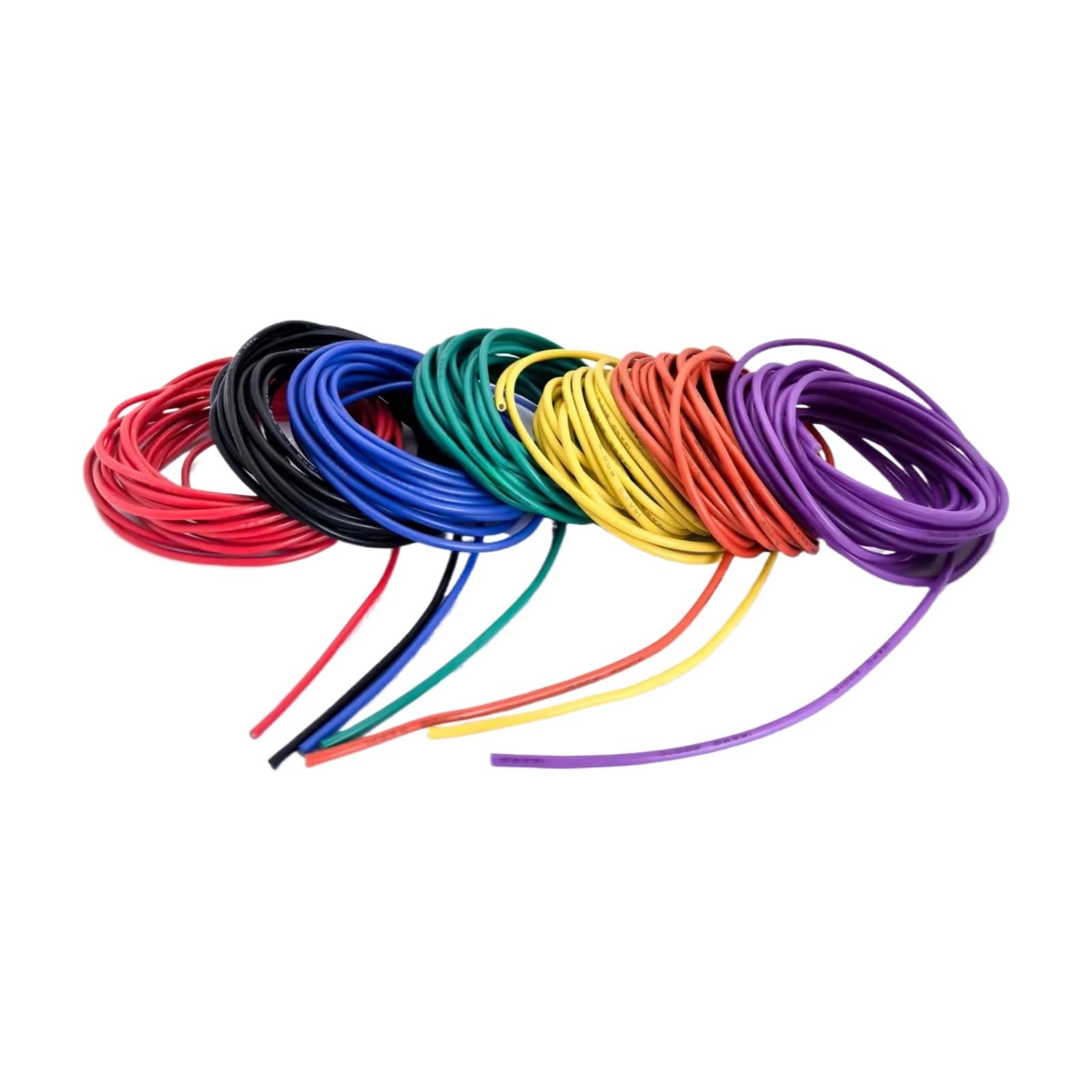 Cable eléctrico 14/16/18/20/22/24/26/28/30 AWG 5m/16,5ft(Gray; 5m; 26 AWG)