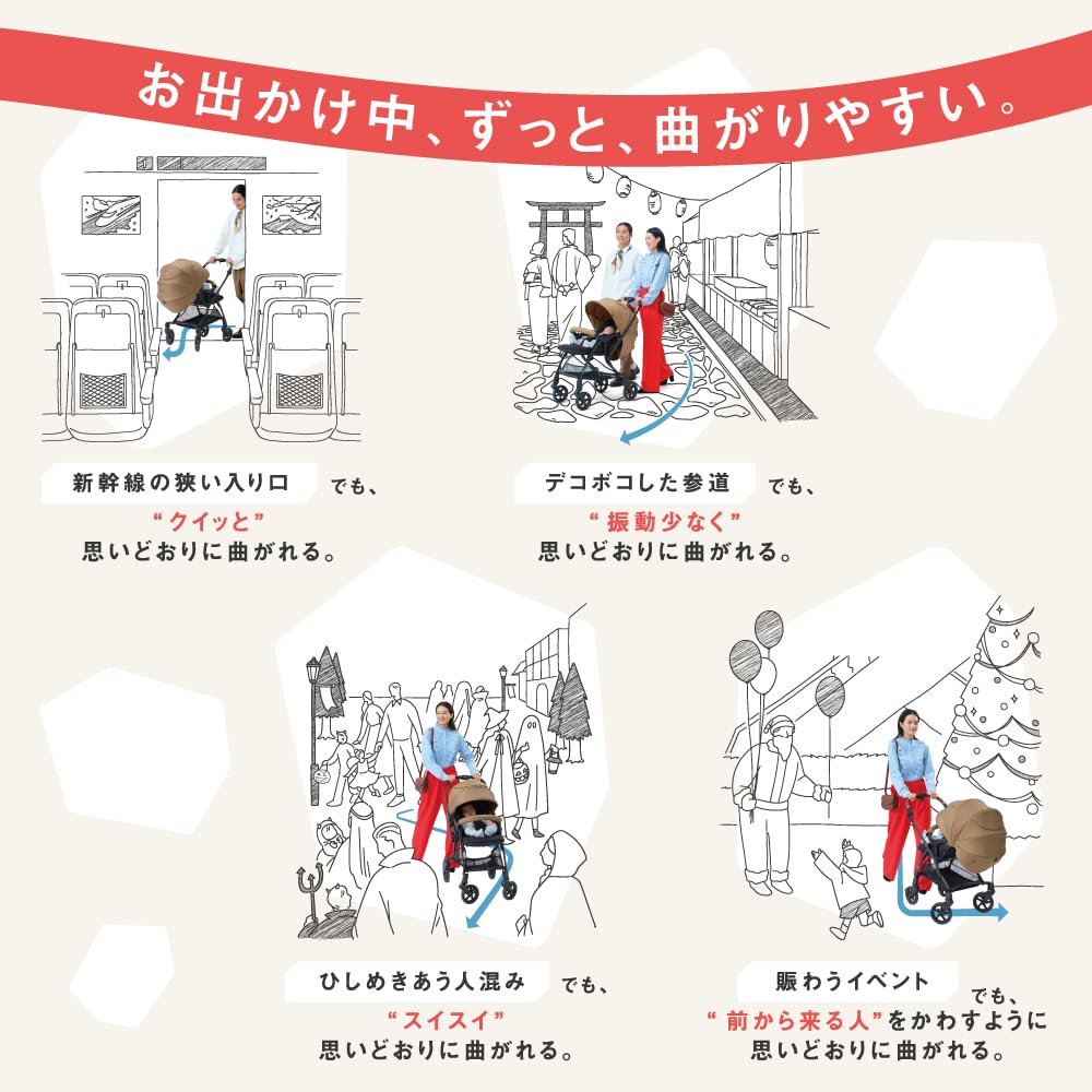Amazon.co.jp: PIGEON ピジョン ランフィ RB5 両対面式A型ベビーカー