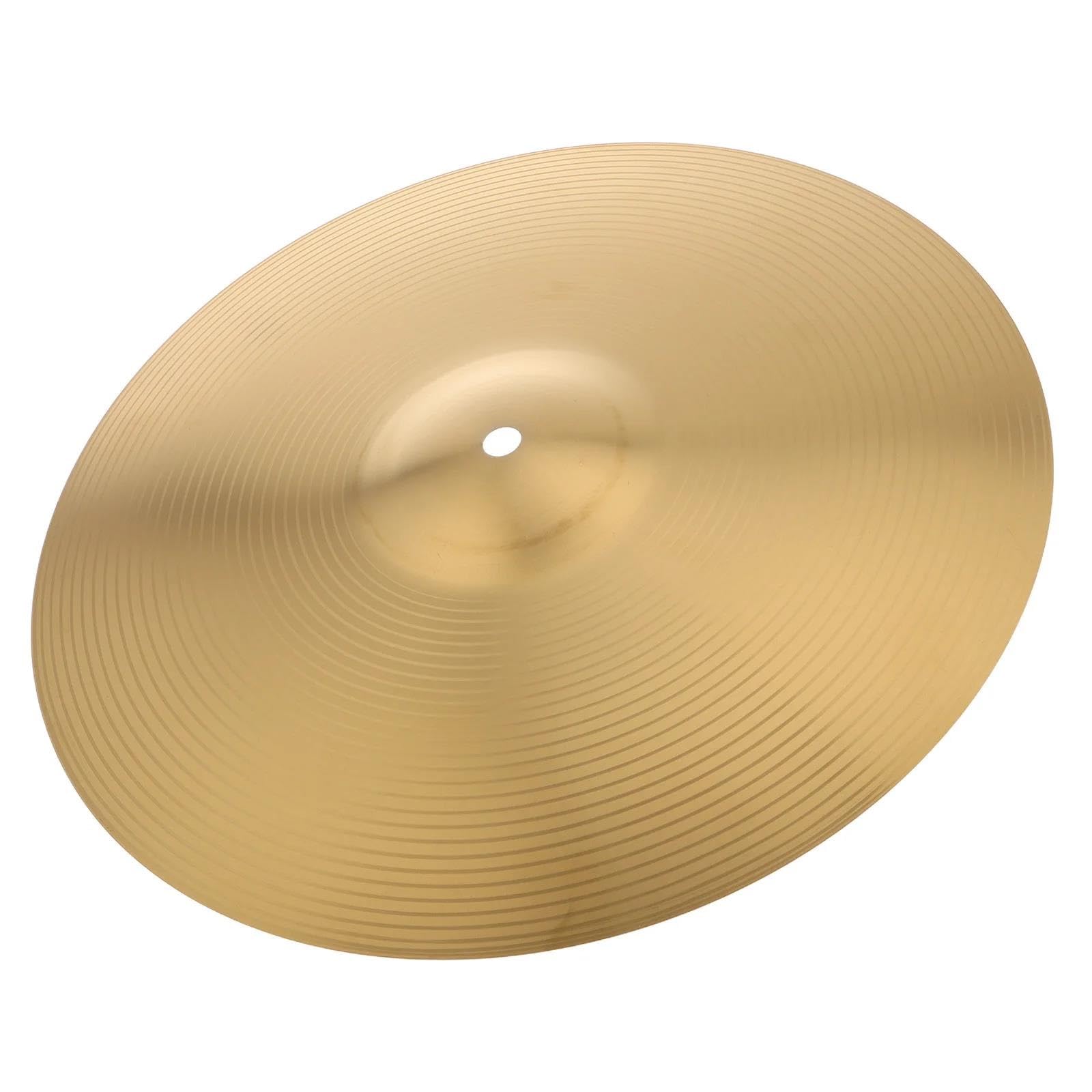 Becken Jazz Alloy Drum Cymbal 14 Zoll Clear Bright Tone Multi Use Crash Ride Splash Set Zubehör Ersatz