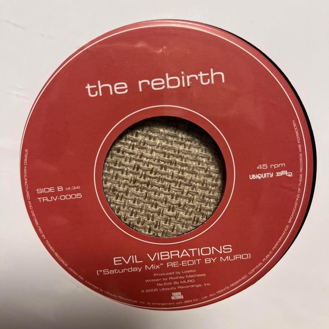 the rebirth Evil Vibrations 7インチレコード the rebirth Evil