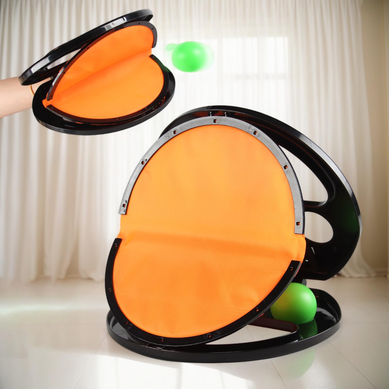 Jeu de Balle Lancer et Attraper - Jeu de Balle à Attraper, équipement Sportif pour Jeux en, Jouet pour Anniversaire, Voyage, été, Camping et Jardin