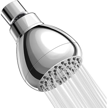 ASEOK Water Saving Shower Head Chrome High Pressure Adjustable Rain Shower