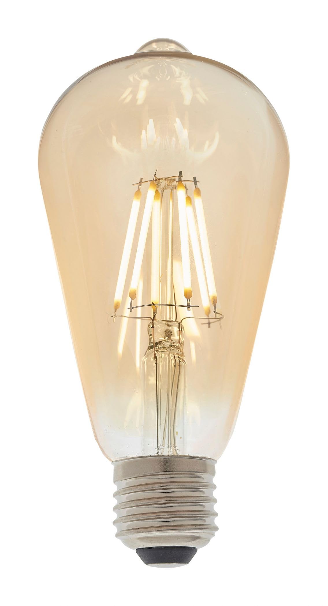 ENDON 93032 6w Filament LED ST64, 2500K, E27, Dimmable, 550lm, Amber
