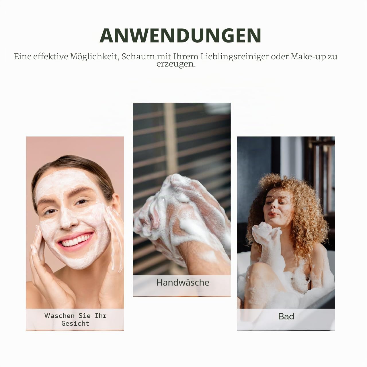 Zerodeko Tragbarer Gesichtsreiniger Schaumbecher Bubbler Foamer Device Cup Aus Pp Für Effektive Reinigung Und Reisefreundliche Anwendung Im Bad Und Haushalt
