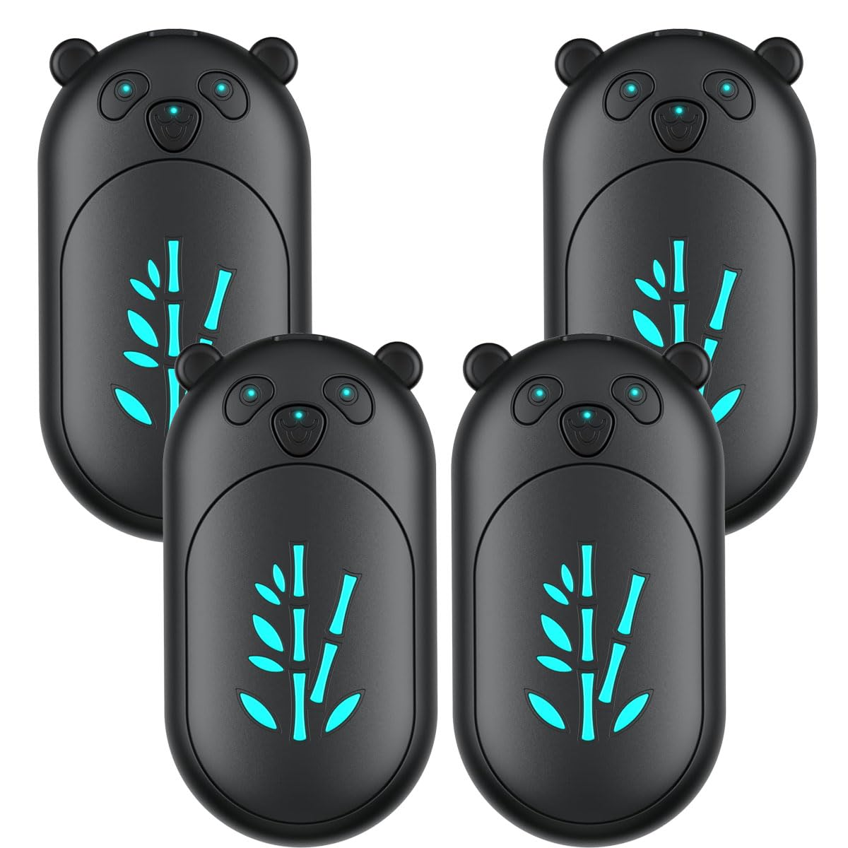 Calentadores de manos recargables, paquete de 2, calentador de manos eléctrico de 6000 mAh, reutilizable, 20 horas de calentamiento, calentador de bolsillo portátil para mujeres y hombres, campamento