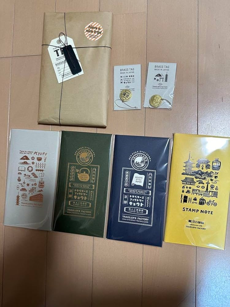 トラベラーズファクトリー 京都限定ノートブック&ブラスタグ(Japan ver) Amazon.co.jp: トラベラーズファクトリー 京都限定ノートセット+