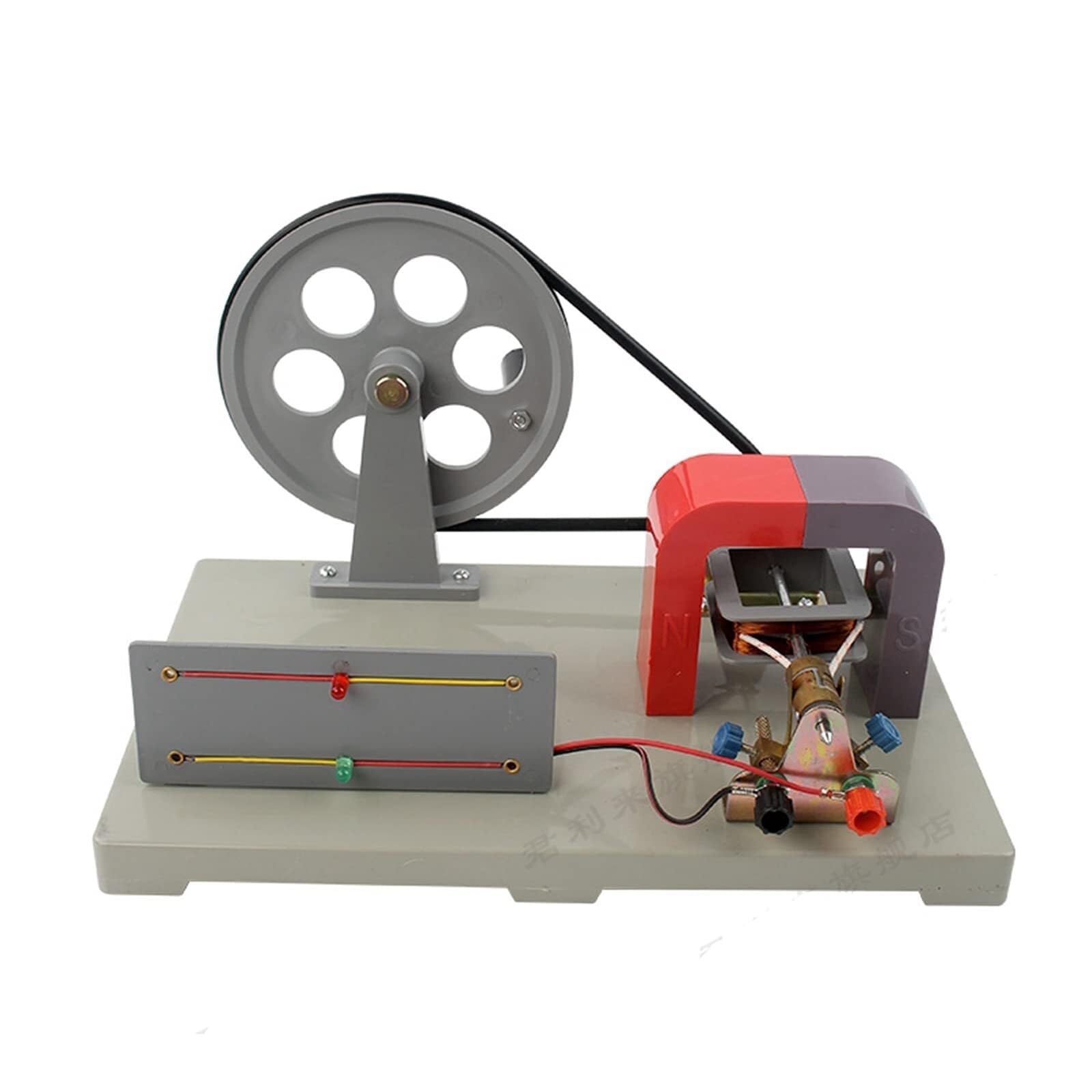 TIANQIHAO Hand Cranked Ac And Dc Generator Model, Physics Teaching Instrument, Demonstration Motor Generator Activity Model Physics Teaching Instrument For School Classroom