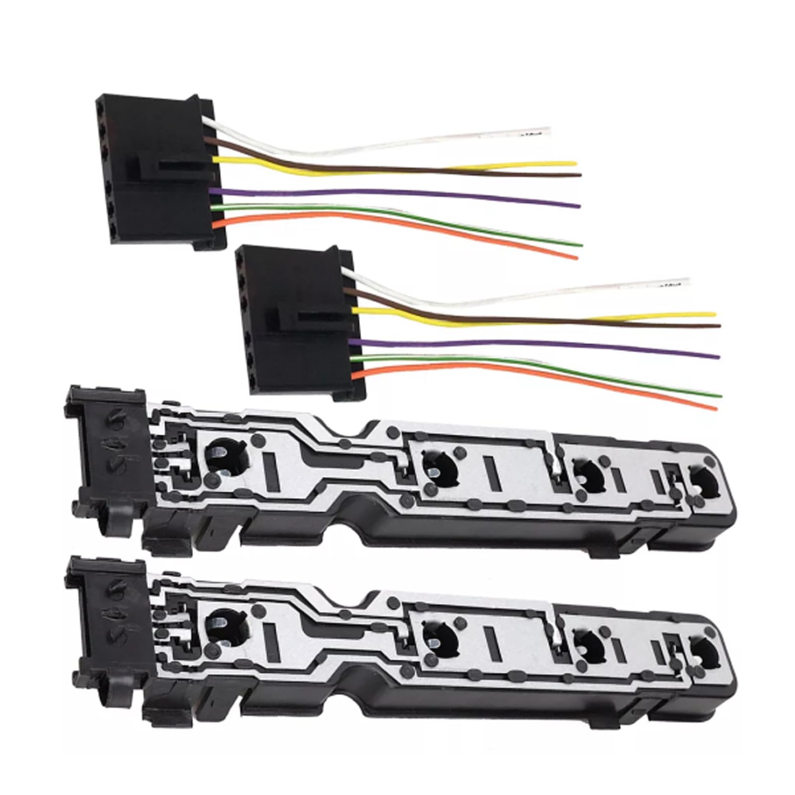 2 Pcs 1681537 Rear Light Bulb Holder Socket with Wire Loom for Ford Transit Mk6 MK7 2000-2014 6C1113N004AB Rear Light Bulb Holder